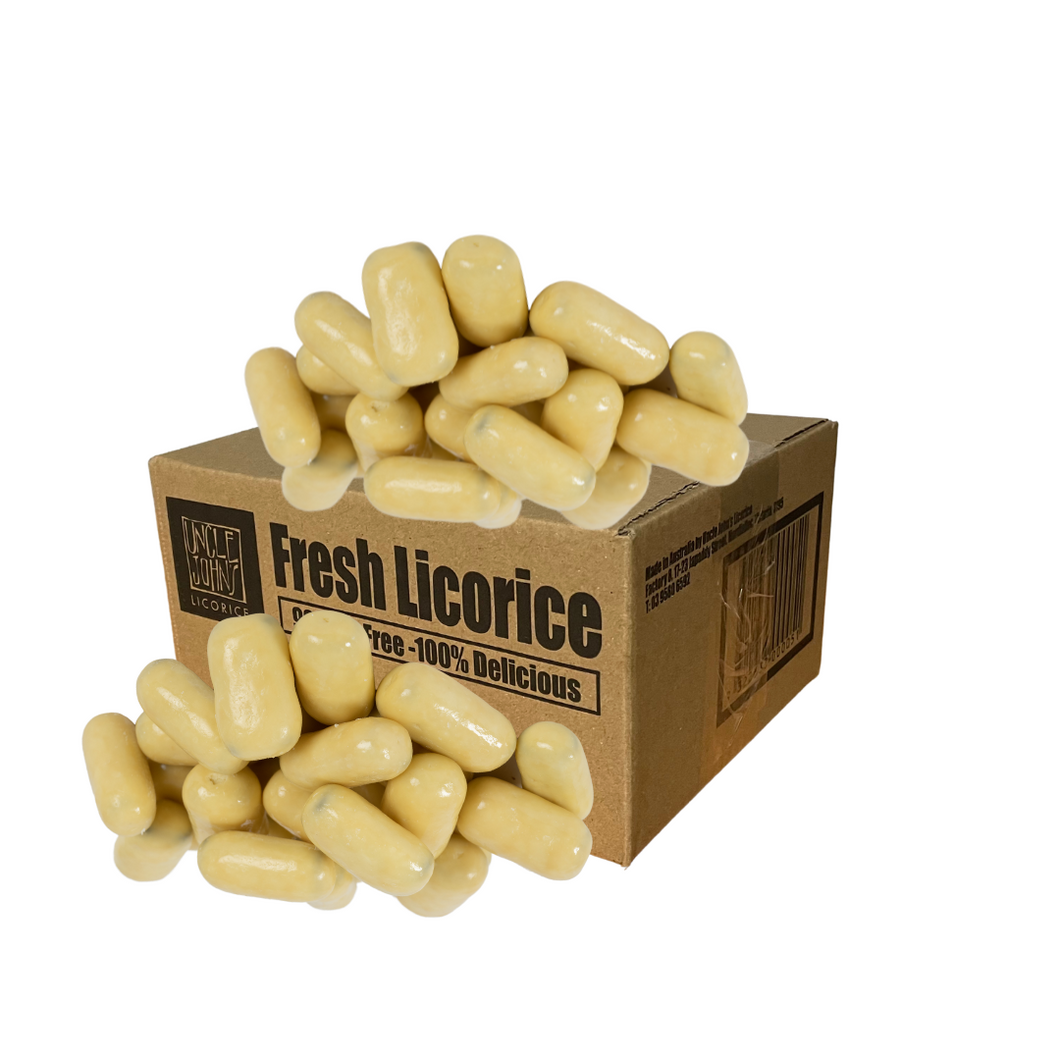 White Choc Jumbo Bullets - Bulk 2kg Box