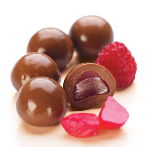 Milk Chocolate Coated Raspberries - 180g Bag